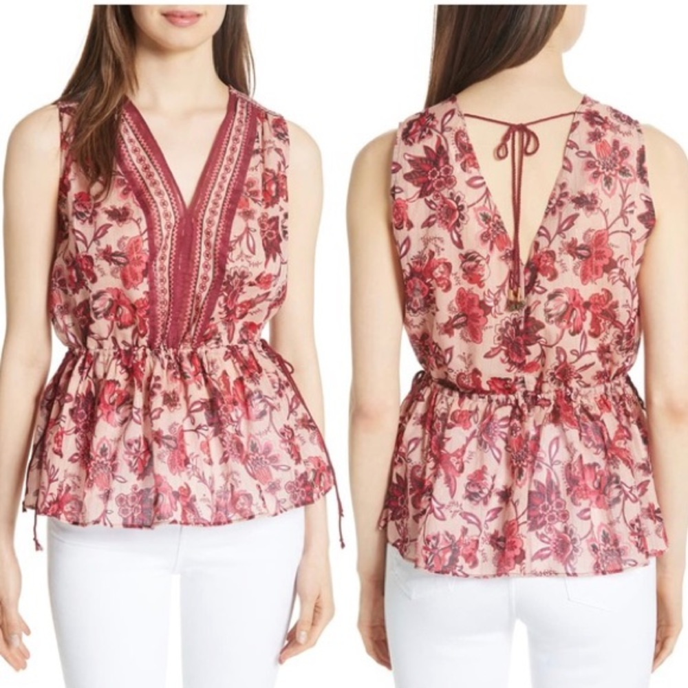 Kate Spade Paisley Blossom Top Women’s Size Medium | New With Tags Spring Top